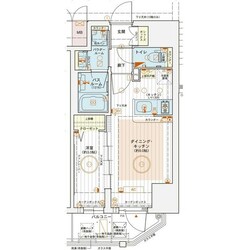 エステムコート堺筋本町の物件間取画像